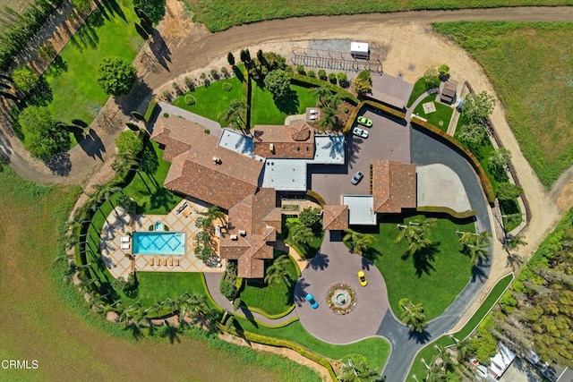 11113 Rocky High Rd, Santa Rosa, CA 93012 - aerial view of a pool