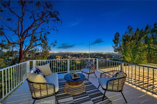 6142 E E W View Dr, Orange, CA 92869 - wooden terrace with an outdoor living space