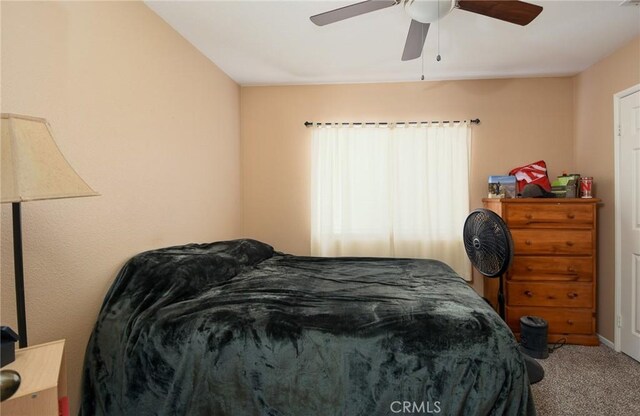 1065 Sycamore Ln, San Jacinto, CA 92582 - carpeted bedroom with ceiling fan