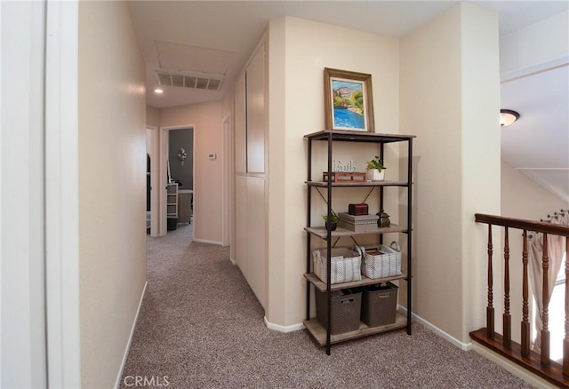 1065 Sycamore Ln, San Jacinto, CA 92582 - corridor with carpet and baseboards