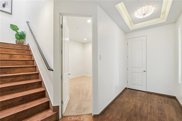 2205 Rockefeller Ln Unit B, Redondo Beach, CA 90278 - stairs with wood finished floors and baseboards