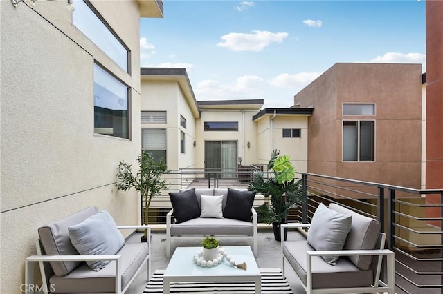 2205 Rockefeller Ln Unit B, Redondo Beach, CA 90278 - balcony featuring outdoor lounge area