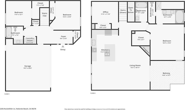 2205 Rockefeller Ln Unit B, Redondo Beach, CA 90278 - view of room layout