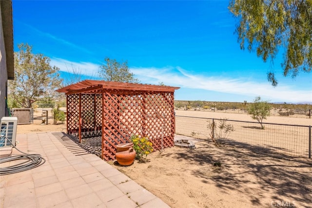 60849 Duvall Dr, Joshua Tree, CA 92252 - view of patio / terrace featuring fence