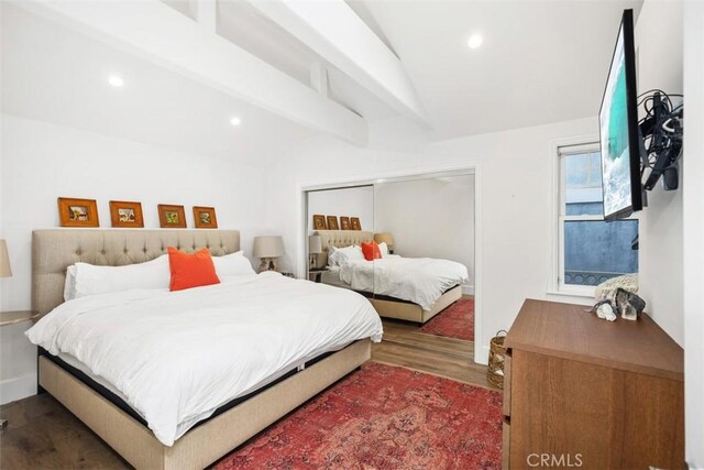 385 Mermaid, Laguna Beach, CA 92651 - bedroom featuring wood finished floors and recessed lighting