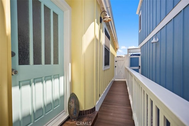 385 Mermaid, Laguna Beach, CA 92651 - view of side of home featuring a gate and board and batten siding