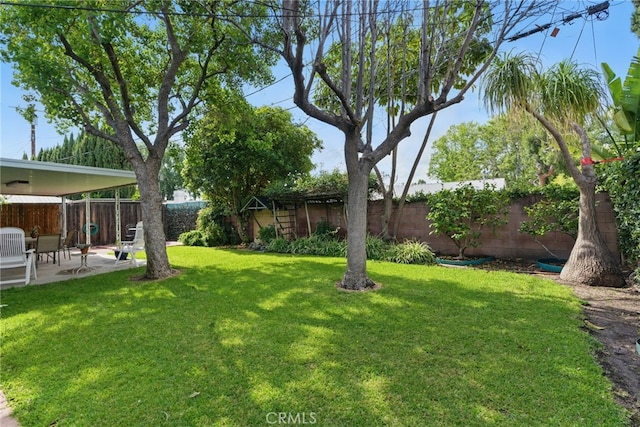 16520 Simonds St, Granada Hills, CA 91344 - view of yard featuring a patio