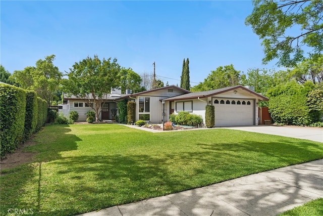 16520 Simonds St, Granada Hills, CA 91344 - ranch-style home with driveway and an attached garage