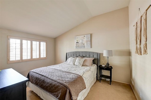 2643 Dietrich Dr, Tustin, CA 92782 - bedroom featuring vaulted ceiling, carpet floors, and baseboards
