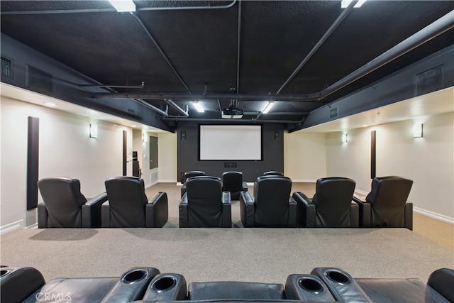 3750 Santa Rosalia Dr Unit 614, Los Angeles, CA 90008 - cinema room featuring baseboards and carpet floors