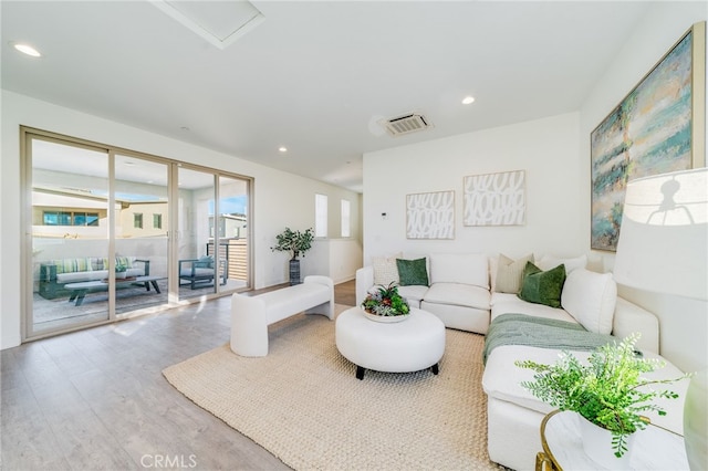 196 Episode, Irvine, CA 92618 - living room featuring wood finished floors and recessed lighting