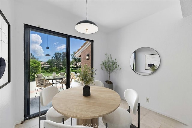 4424 Park Jazmin, Calabasas, CA 91302 - dining room featuring light tile patterned flooring and baseboards
