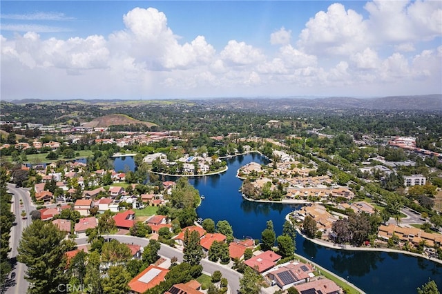 4424 Park Jazmin, Calabasas, CA 91302 - aerial perspective of suburban area featuring a large body of water