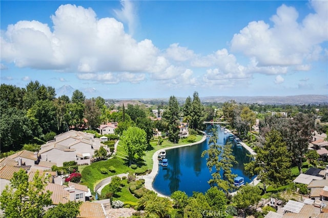 4424 Park Jazmin, Calabasas, CA 91302 - aerial perspective of suburban area featuring a large body of water