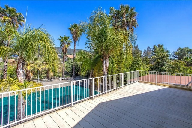 11425 Bryant St, Yucaipa, CA 92399 - deck featuring a pool