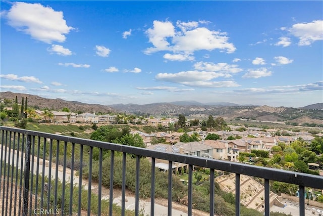 23911 Brio Ct, Valencia, CA 91354 - balcony featuring a mountain view and a residential view