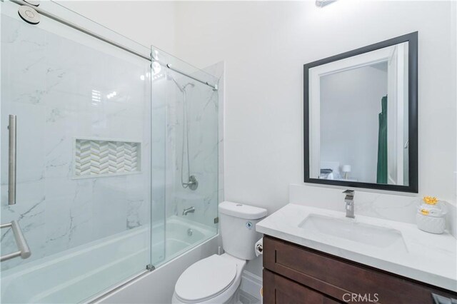 451 Avenida Esplendor, Walnut, CA 91789 - full bath featuring vanity, toilet, and combined bath / shower with glass door