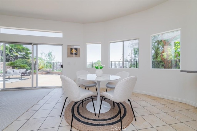 338 Calle Vis, Walnut, CA 91789 - dining room with light tile patterned floors and baseboards