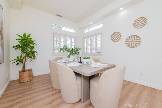 338 Calle Vis, Walnut, CA 91789 - dining room with light wood-style floors and recessed lighting