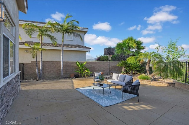 338 Calle Vis, Walnut, CA 91789 - view of patio featuring an outdoor living space