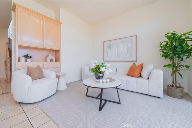 338 Calle Vis, Walnut, CA 91789 - living room with light tile patterned flooring and baseboards
