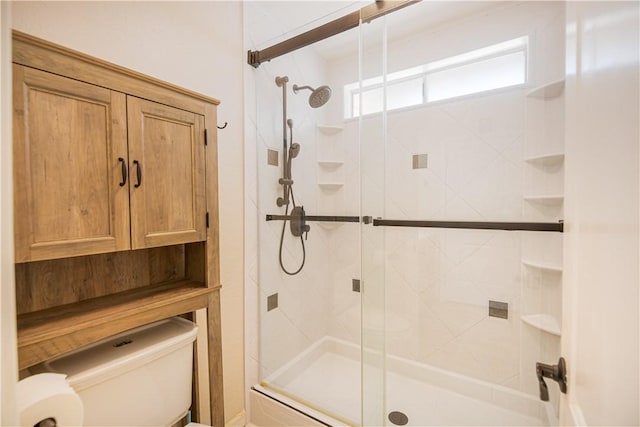 3263 Green Canyon Rd, Fallbrook, CA 92028 - bathroom with toilet and a shower stall