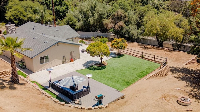 3263 Green Canyon Rd, Fallbrook, CA 92028 - view from above of property