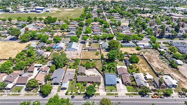 442 R St, Merced, CA 95341 - aerial overview of property's location with nearby suburban area
