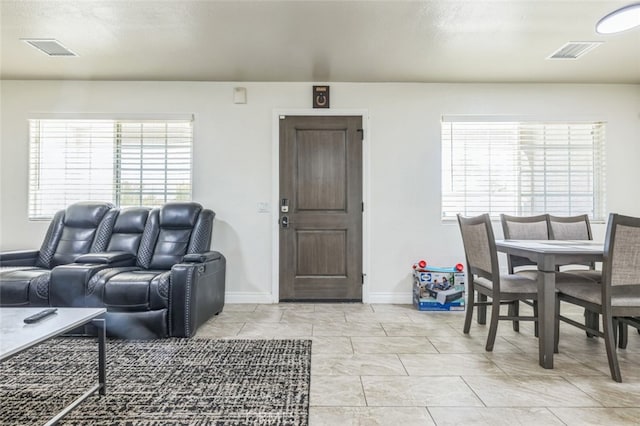 15025 Avenida Ramada, Desert Hot Springs, CA 92240 - living room with baseboards
