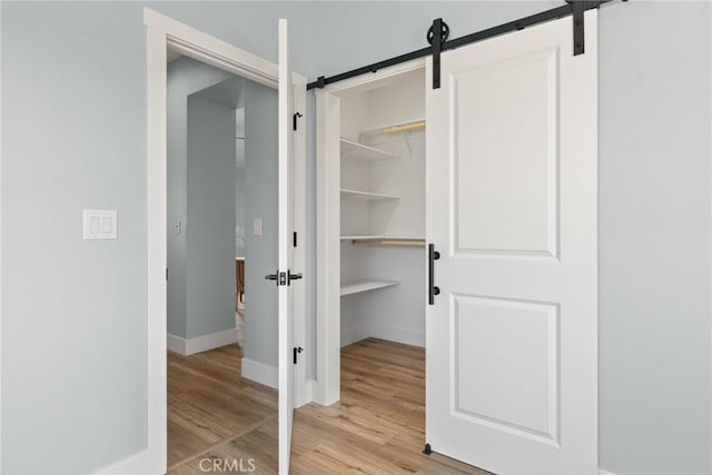 view of closet