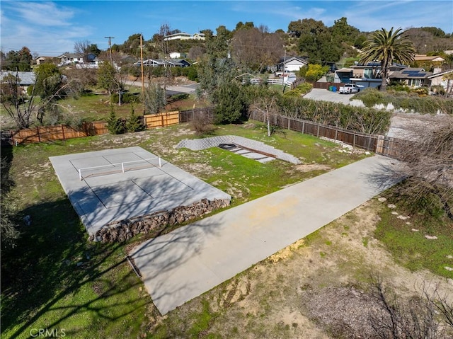 3500 Colima Rd, Atascadero, CA 93422 - view of yard with a tennis court and a residential view