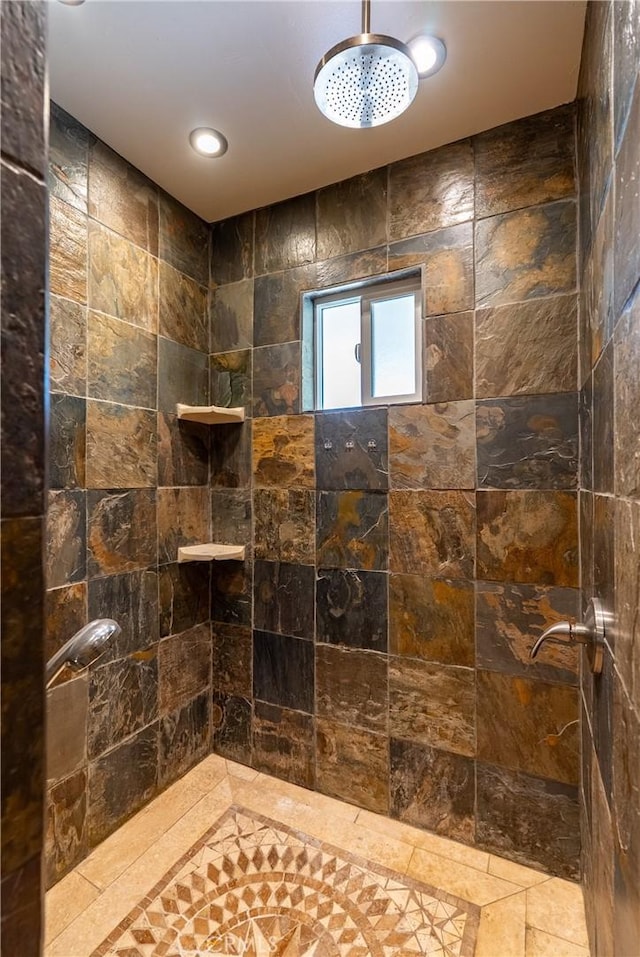 3500 Colima Rd, Atascadero, CA 93422 - bathroom with tiled shower and recessed lighting
