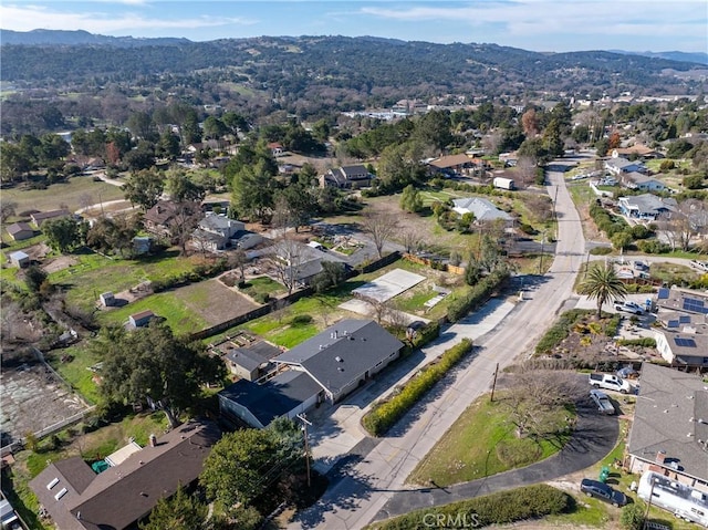 3500 Colima Rd, Atascadero, CA 93422 - aerial overview of property's location featuring a mountainous background and nearby suburban area
