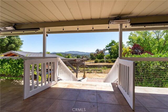 3500 Colima Rd, Atascadero, CA 93422 - view of patio with a mountain view