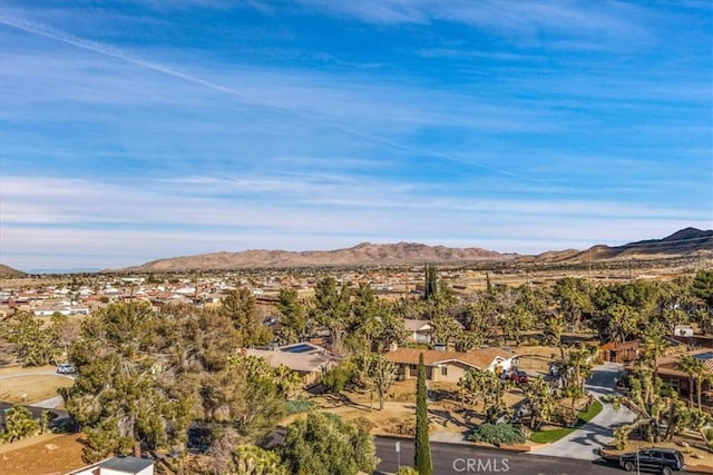 56772 Kismet Rd, Yucca Valley, CA 92284 - mountain view with nearby suburban area