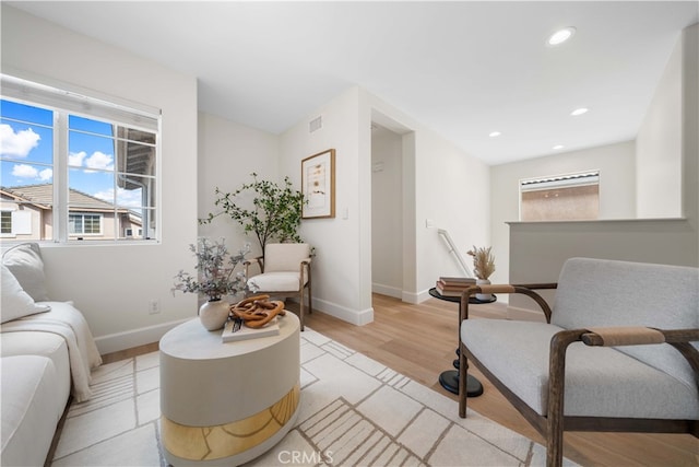 59 Cape Victoria, Aliso Viejo, CA 92656 - living area with light wood-style floors, baseboards, and recessed lighting