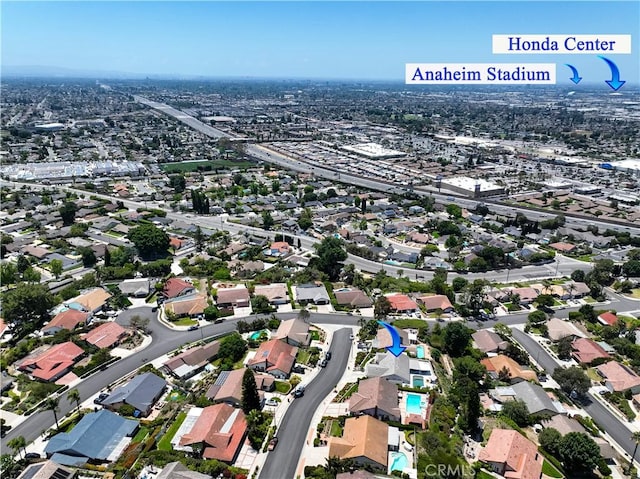 2546 N Orange Hill Ln, Orange, CA 92867 - aerial view of property and surrounding area