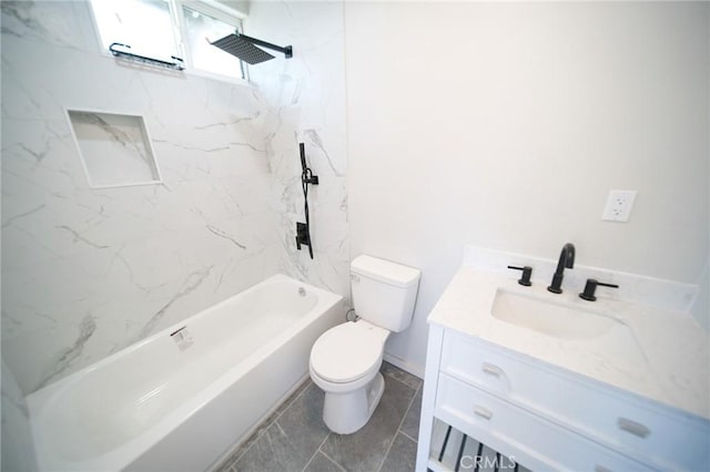 1336 W 118th St, Los Angeles, CA 90044 - bathroom with toilet,  shower combination, and vanity