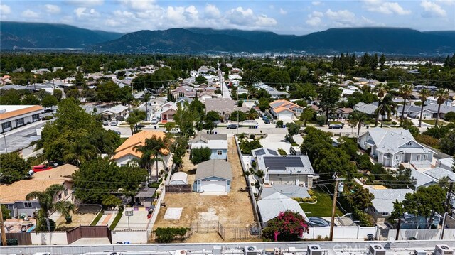 368 W St, Upland, CA 91786 - aerial view of residential area featuring a mountainous background