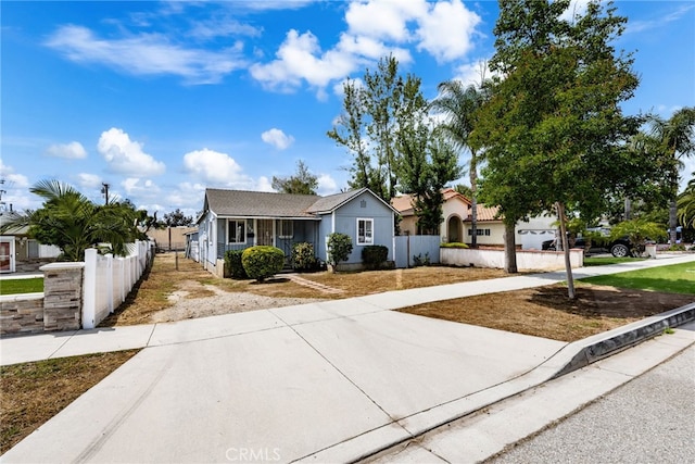 368 W St, Upland, CA 91786 - view of front of property featuring concrete driveway and fence