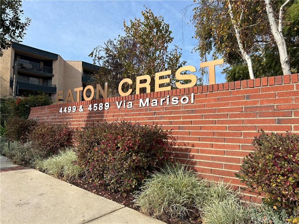 4499 Via Marisol Unit 327, Los Angeles, CA 90042 - view of community sign