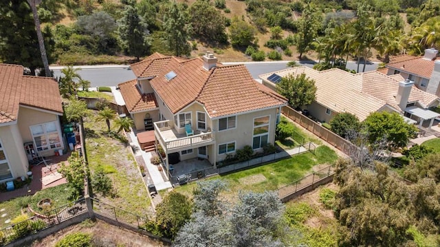 aerial view of property and surrounding area