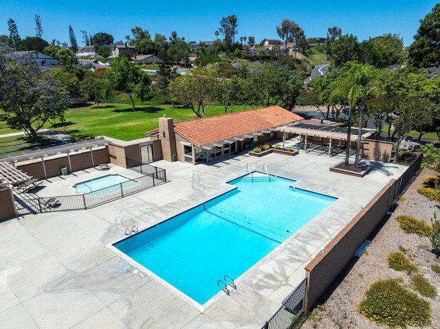 2610 Hillridge Ln, Spring Valley, CA 91977 - community pool featuring a patio area