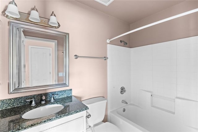 448 Grove Ln, Nipomo, CA 93444 - full bath featuring toilet, vanity, and shower / tub combination