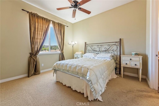 7940 Choi Dr, Riverside, CA 92506 - carpeted bedroom featuring baseboards and ceiling fan