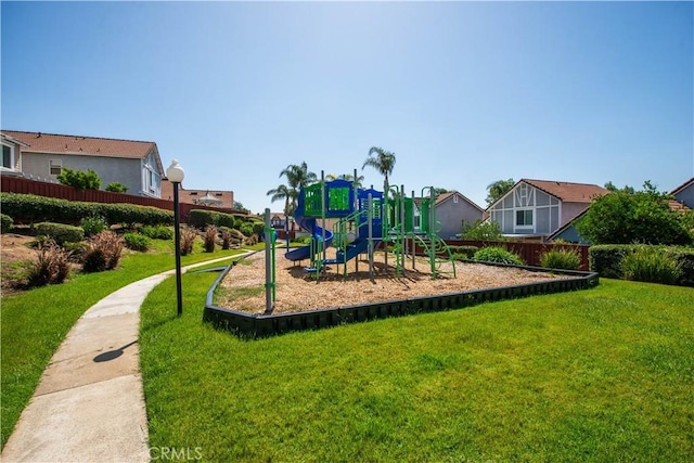 view of communal playground
