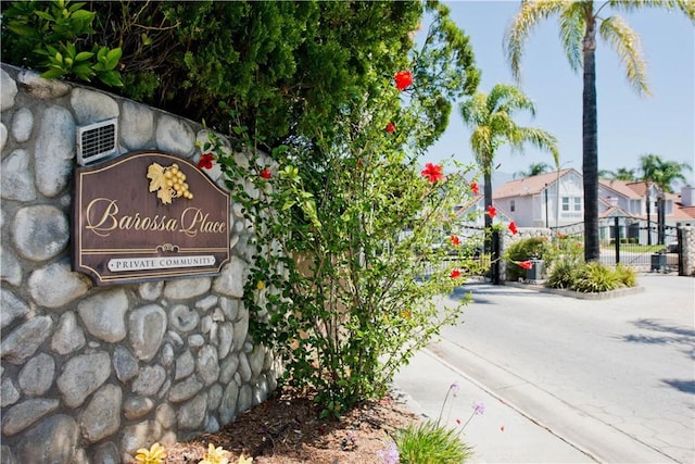 9788 Balaton St, Rancho Cucamonga, CA 91737 - community / neighborhood sign with a residential view