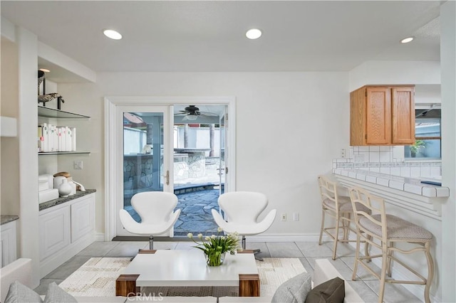 9788 Balaton St, Rancho Cucamonga, CA 91737 - dining space featuring recessed lighting and a ceiling fan