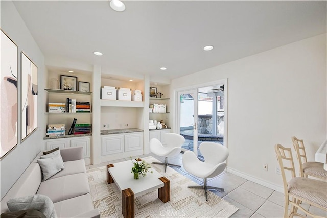 9788 Balaton St, Rancho Cucamonga, CA 91737 - living area featuring light tile patterned flooring and recessed lighting