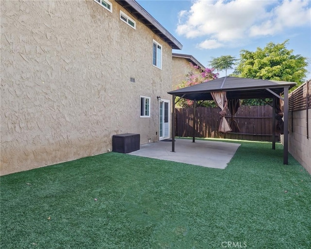 13722 Cerise Ave, Hawthorne, CA 90250 - view of yard with a gazebo and a patio area